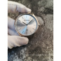 BESSERON custom made luxury engrave 3D logo japan VJ movement waterproof silver  men watches wristwatches